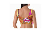Mememe Lingerie Comics Hot Sexy Womens Crop Top Bras and Bra Sets